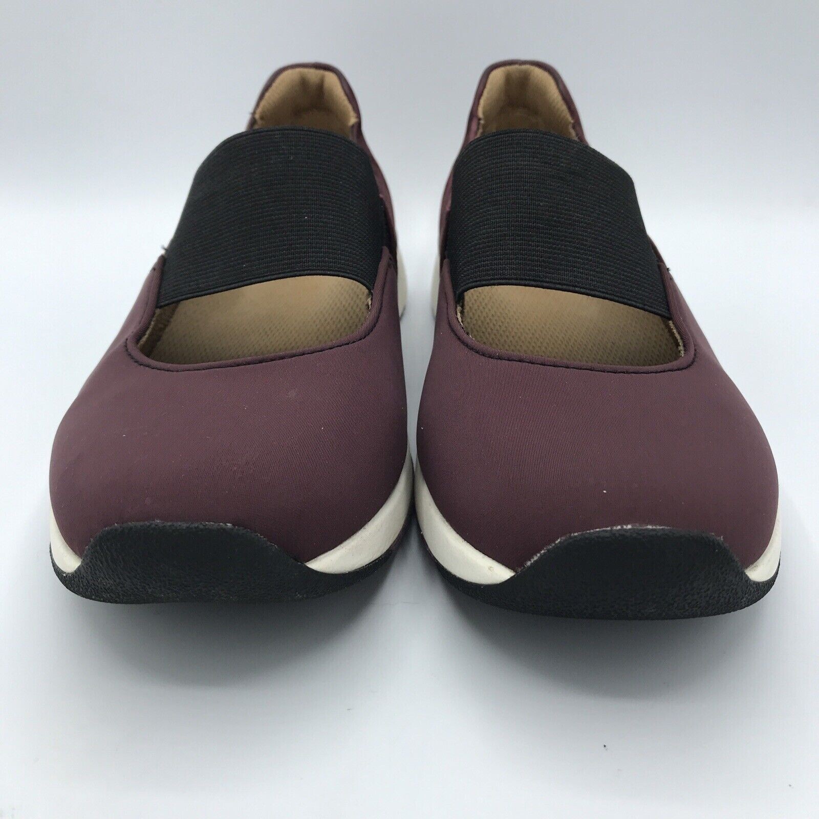 Vionic Cadee Suede Mary Jane Comfort Shoes Wine Red Size Women Sz 8 Slip On