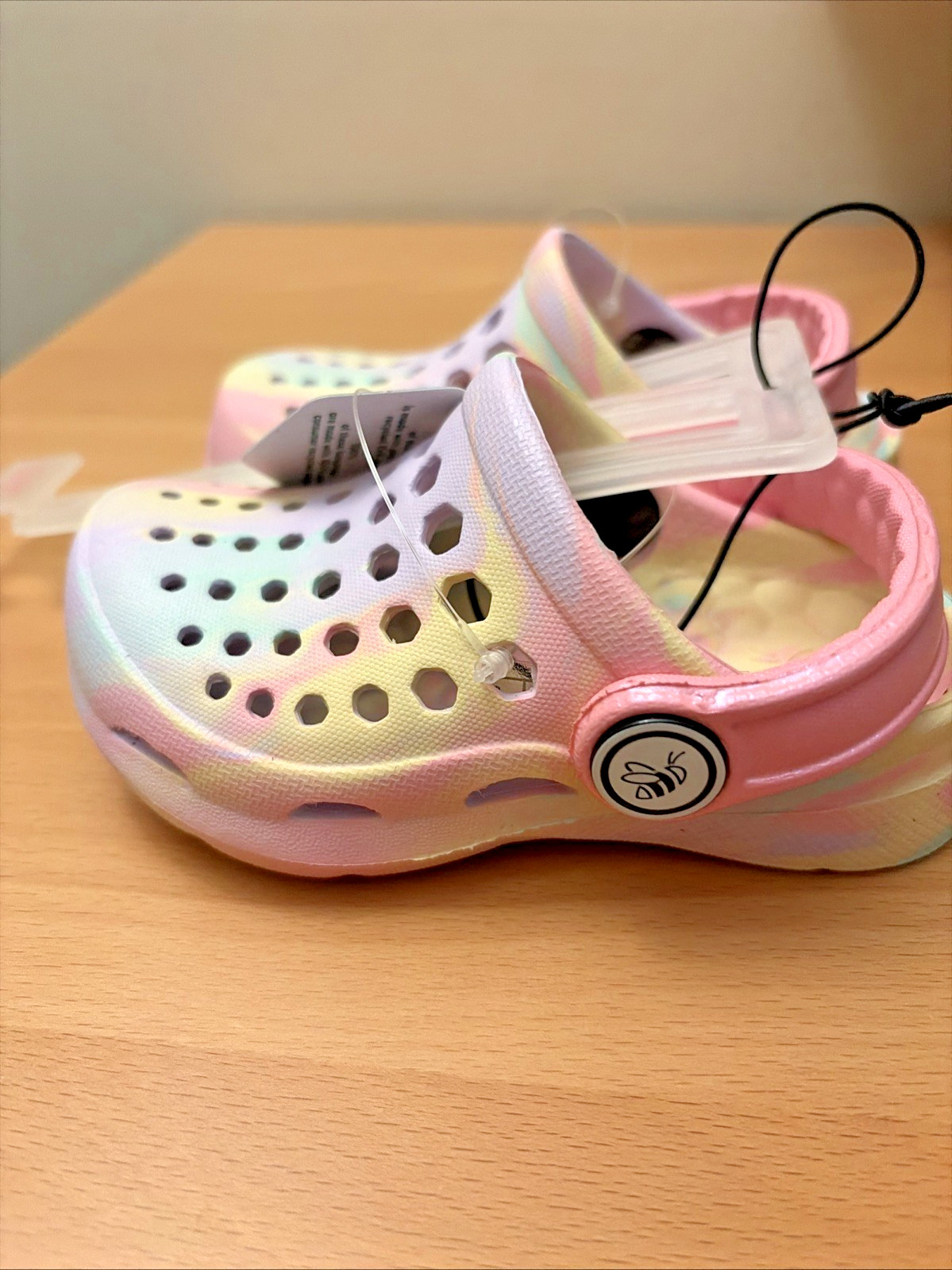 Joybees Active Clogs Girls Size 4/5C Marbled Ombre Pink NWT