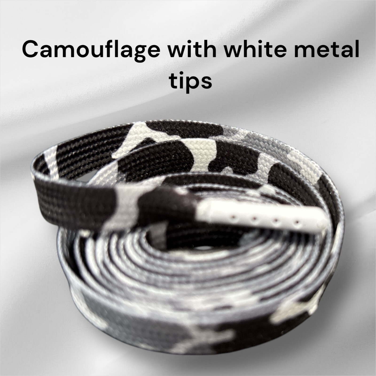 NEW Strings Camo Shoelaces 45 Long Great Color.