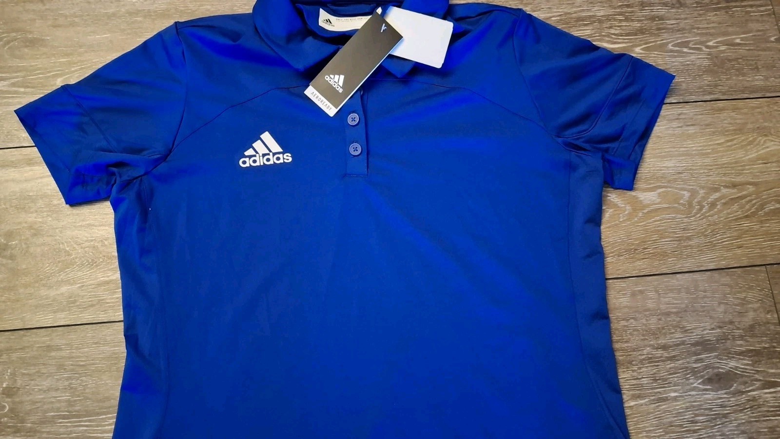 ADIDAS Womens Under The Lights Coaches Polo Shirt (fq1785) BLUE, LARGE