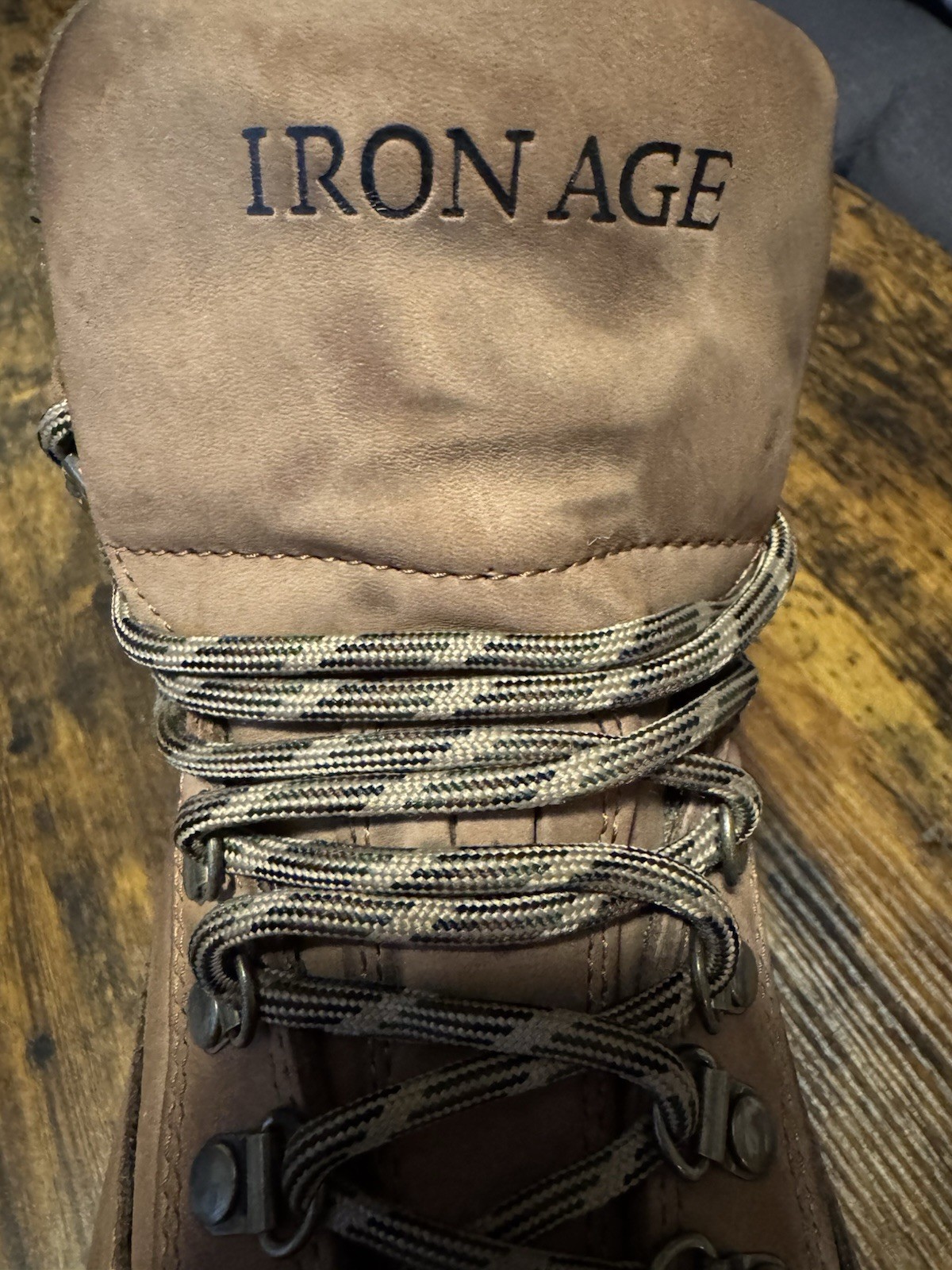 Iron Age Steel Toe Men’s Work Boots Size 9 U.S.