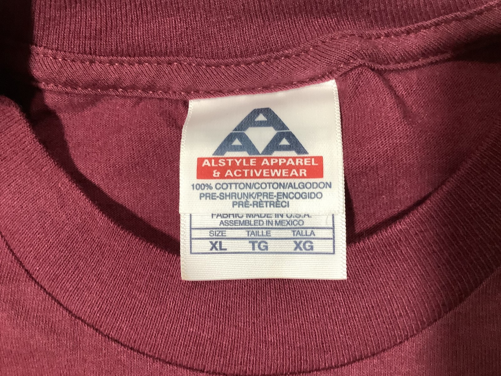 California Vacation Shirt Mens XL Red Alstyle Beaches Surf Hollywood Graphic Tee