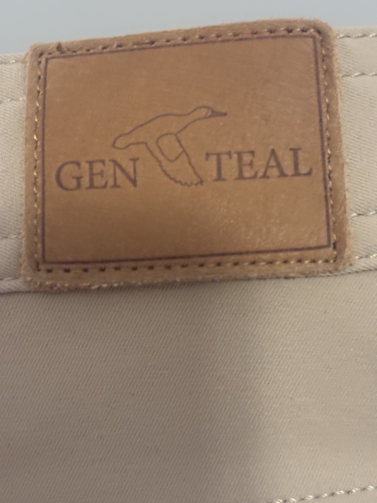 GenTeal Clubhouse Khaki Pants Stretch 5-Pocket Rover Mens Pants 34W-34L NWT