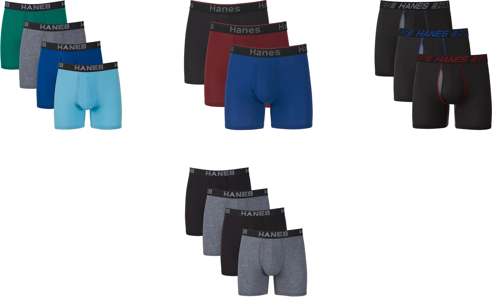 Hanes Men’s Ultimate Comfort Total Support Pouch Boxer Briefs