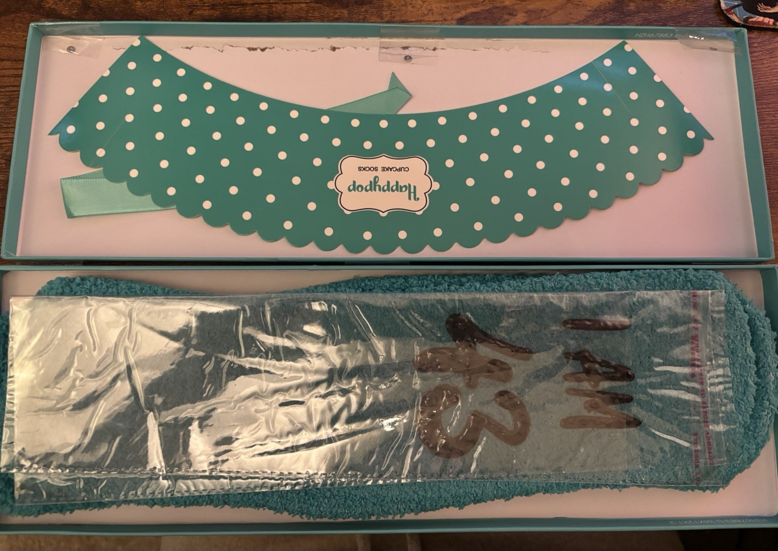 Happypop Brand Gift Series I’m 43 Fuzzy Blue Socks Birthday Gag