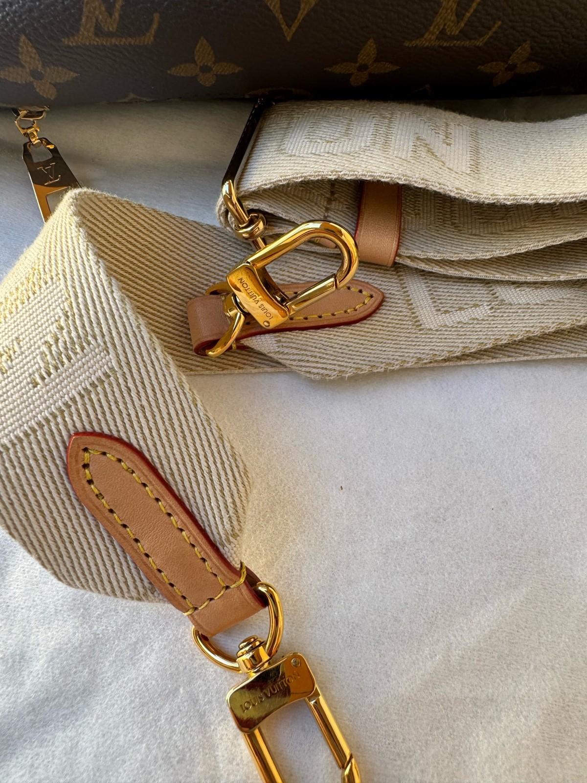 Louis Vuitton High Rise Brown Monogram Canvas Bumbag Waist Shoulder Bag