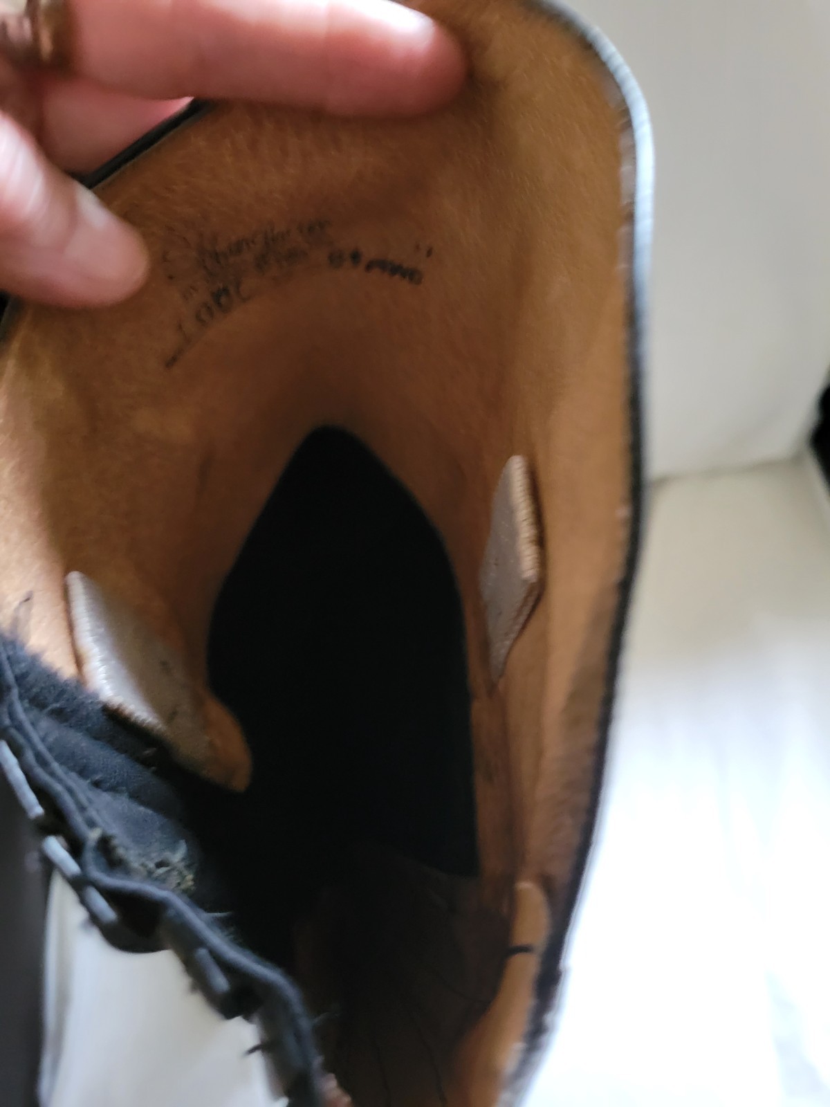 EFFINGHAM Bond Co. Size 8.5 100L Black Leather Equestrian Riding Boots USA MADE