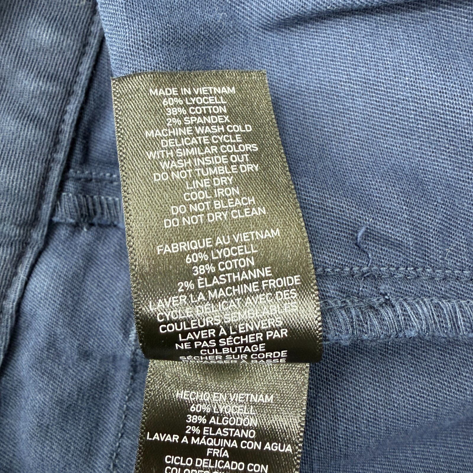 Rhone Men’s Everyday Five-Pocket Pants 36×29 Blue Slim Straight 101253 Twill