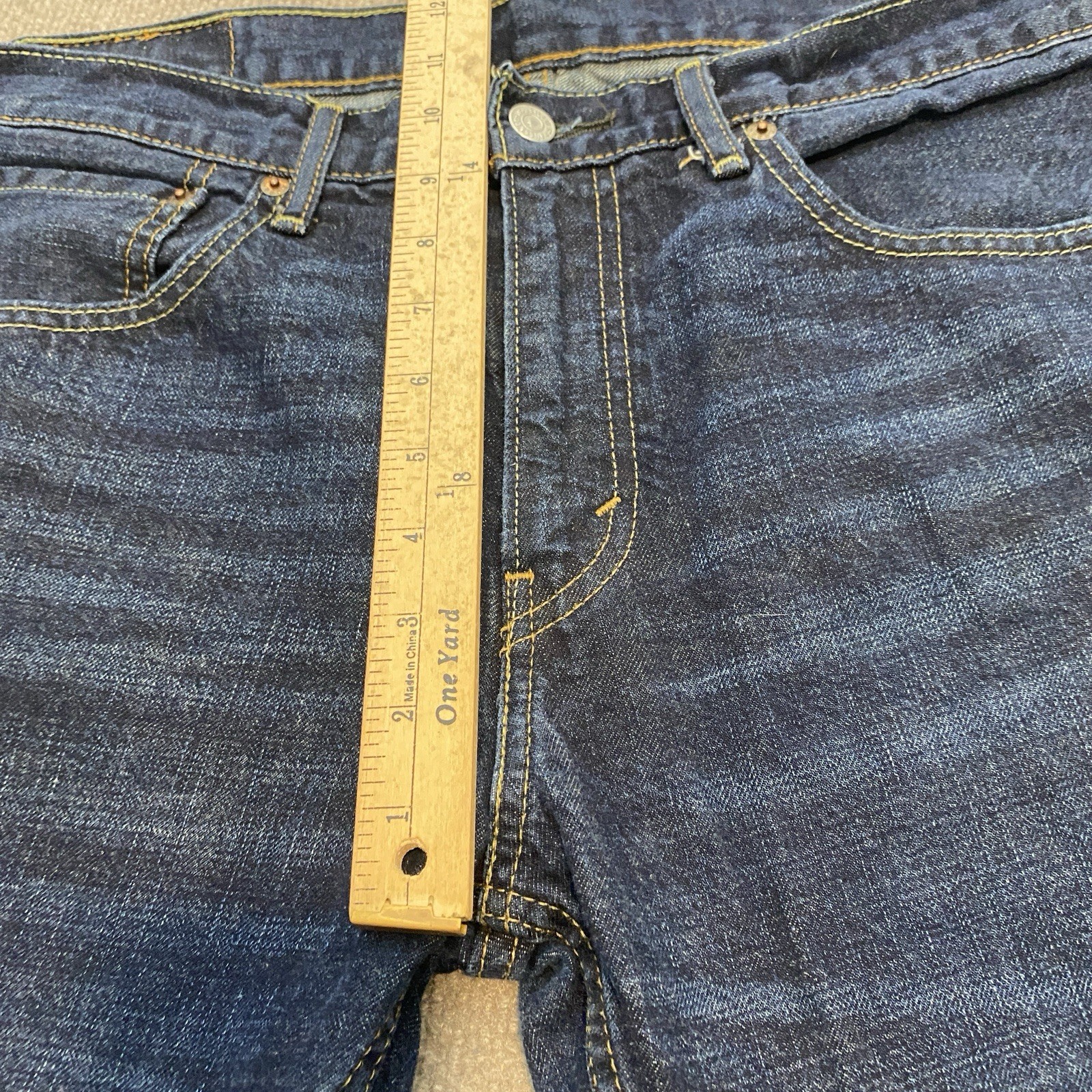 Levis 527 Jeans Mens 36×32 Blue Bootcut Western Denim Rockabilly Cowboy Boots