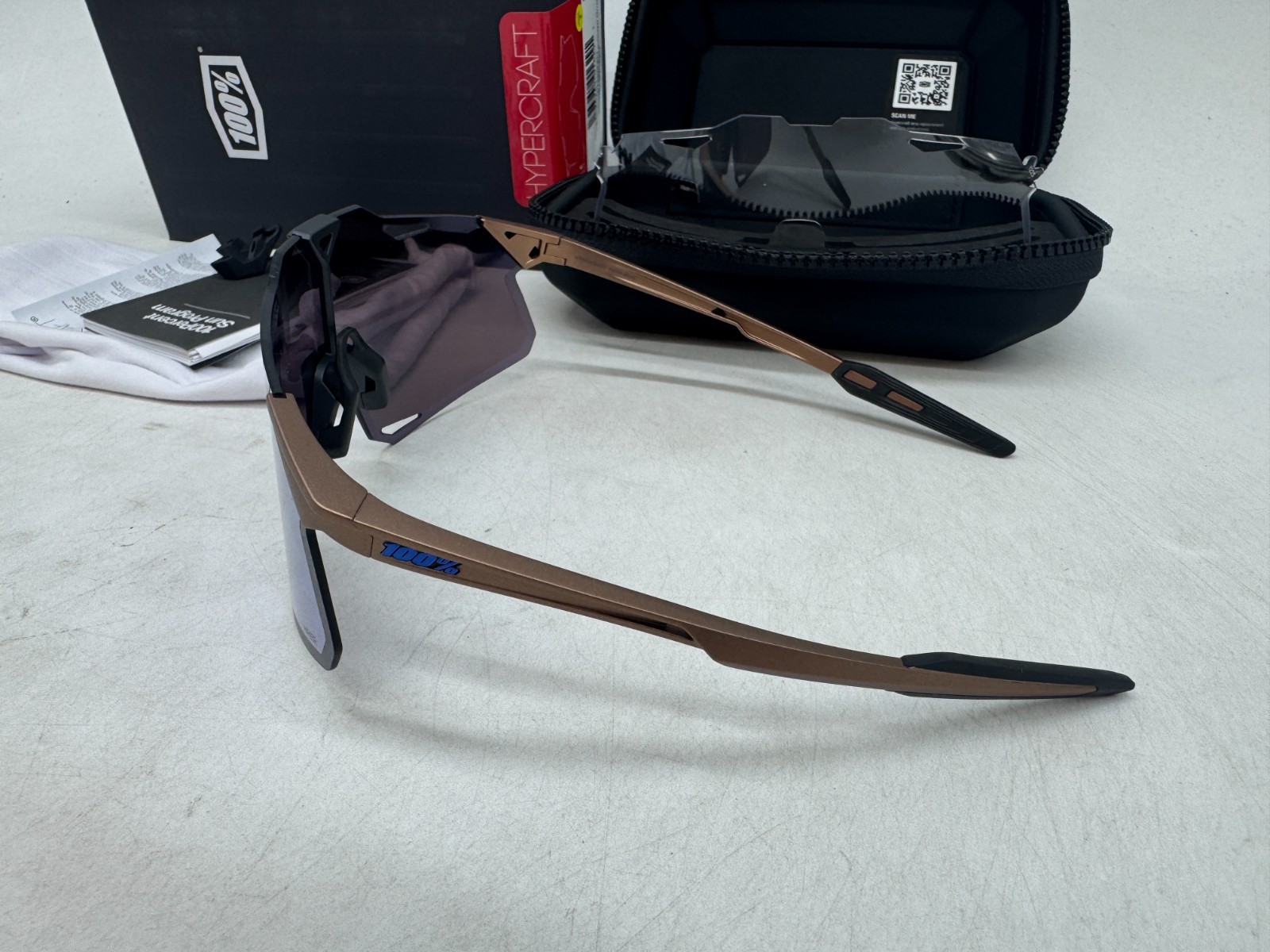 100% Hypercraft Sport Performance Frameless Sunglasses Scratch Resistant Uv400