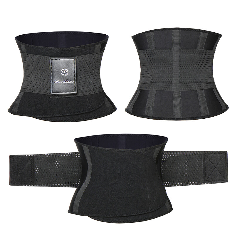 Men Neoprene Waist Trainer Cincher Slimming Body Shaper Sports Girdle Bands Belt
