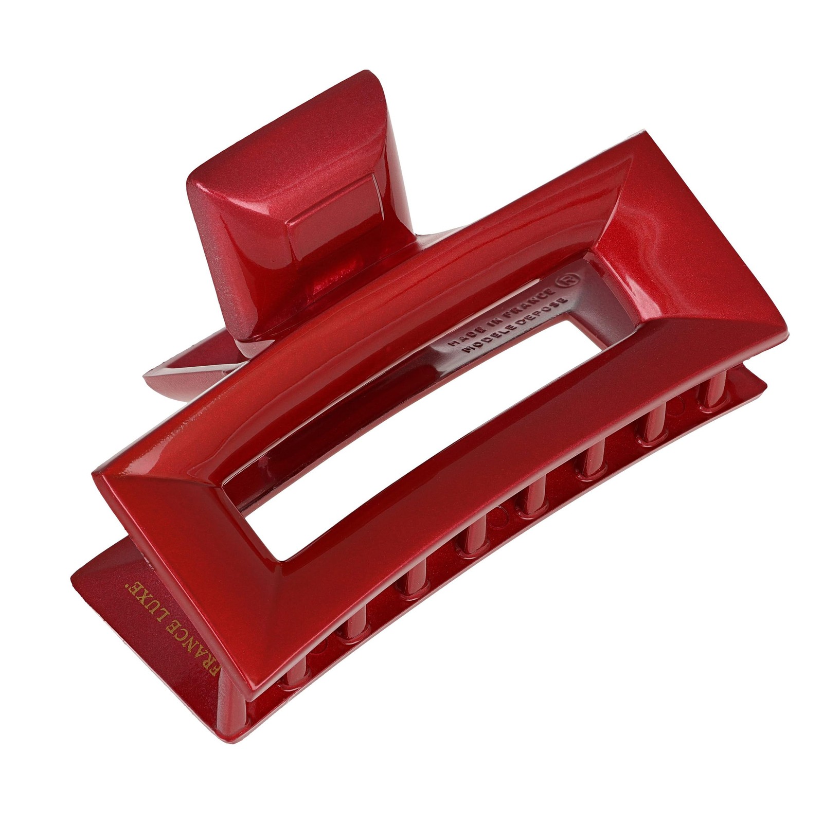 France Luxe Tammy Claw clip for women, Red strong 1 Count (Pack of 1),