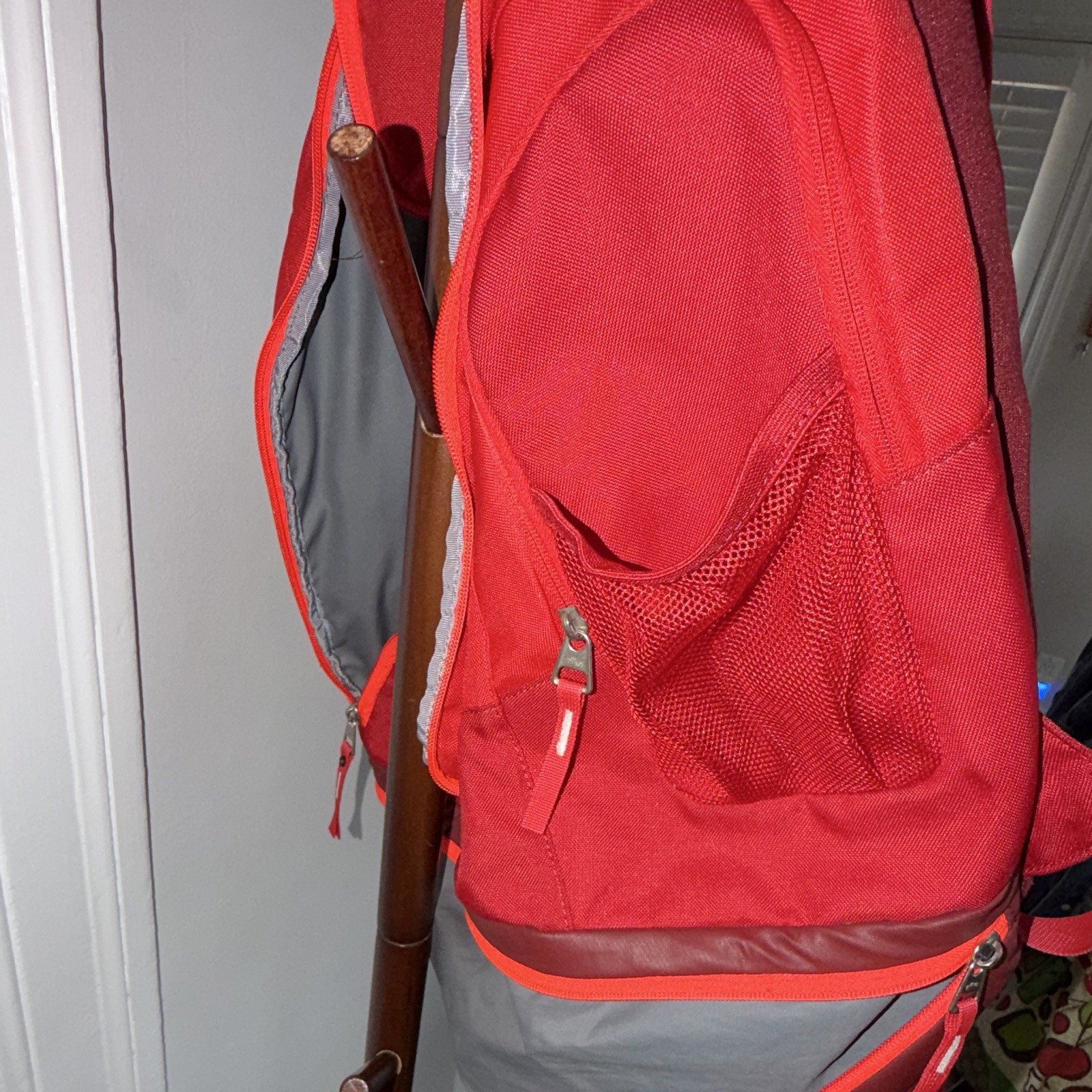Nike Elite Quad Zip System Backpack Lightweight Red