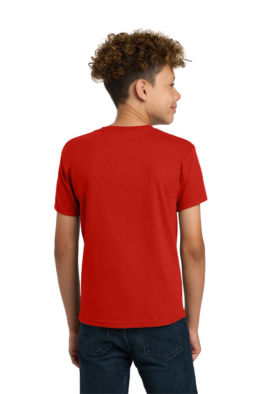 Red Gildan Youth T-Shirt 5000B Solid Heavyweight Cotton Short Sleeve – Youth XL