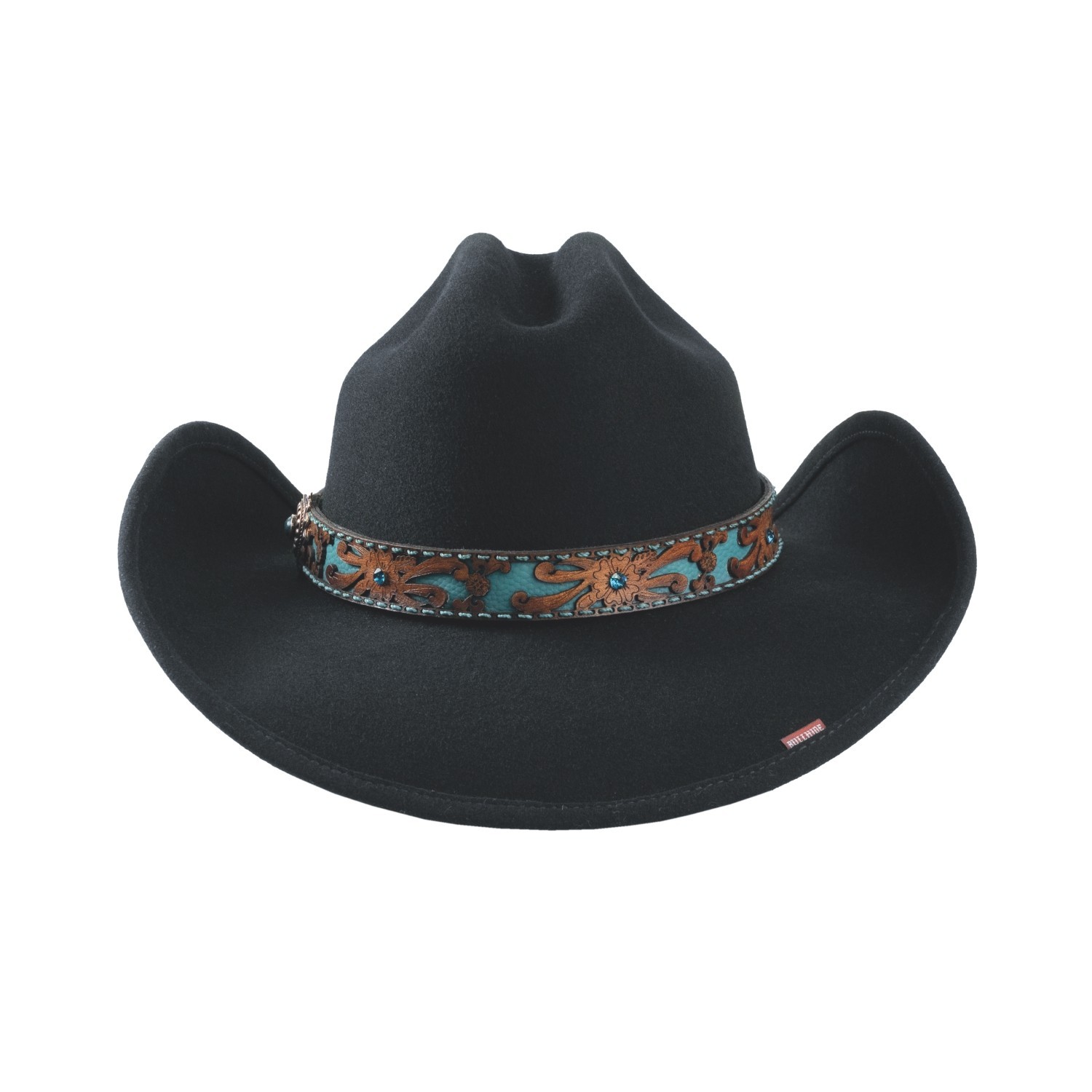 Bullhide ON PURPOSE 8006 Black Premium Wool Cowboy Hat 3 7/8″ Brim Fashion Felt
