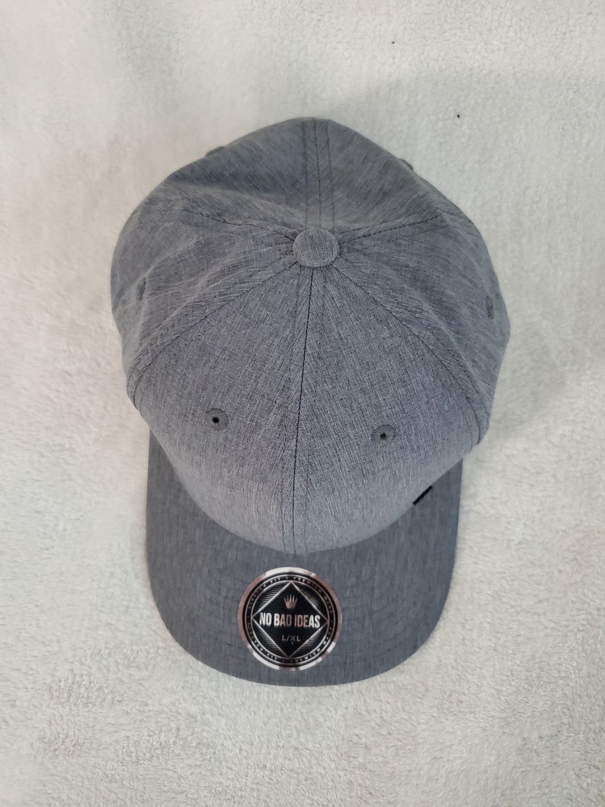 NO BAD IDEAS NBI CONLEY 2.0 MENS STRETCH FIT HAT LARGE X-LARGE XL GREY NEW