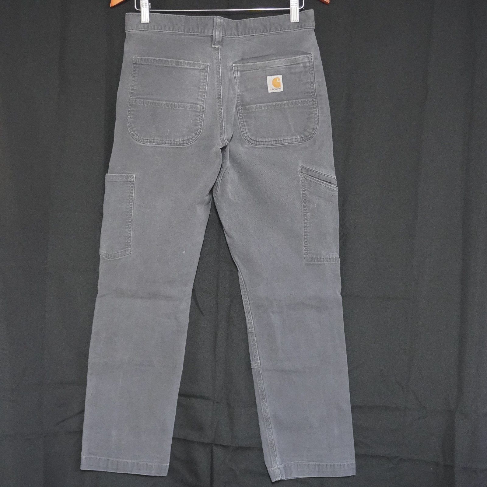 Carhartt 102802 Rugged Flex Rigby Double Front Pants Men 31×30 Shadow Grey Stret