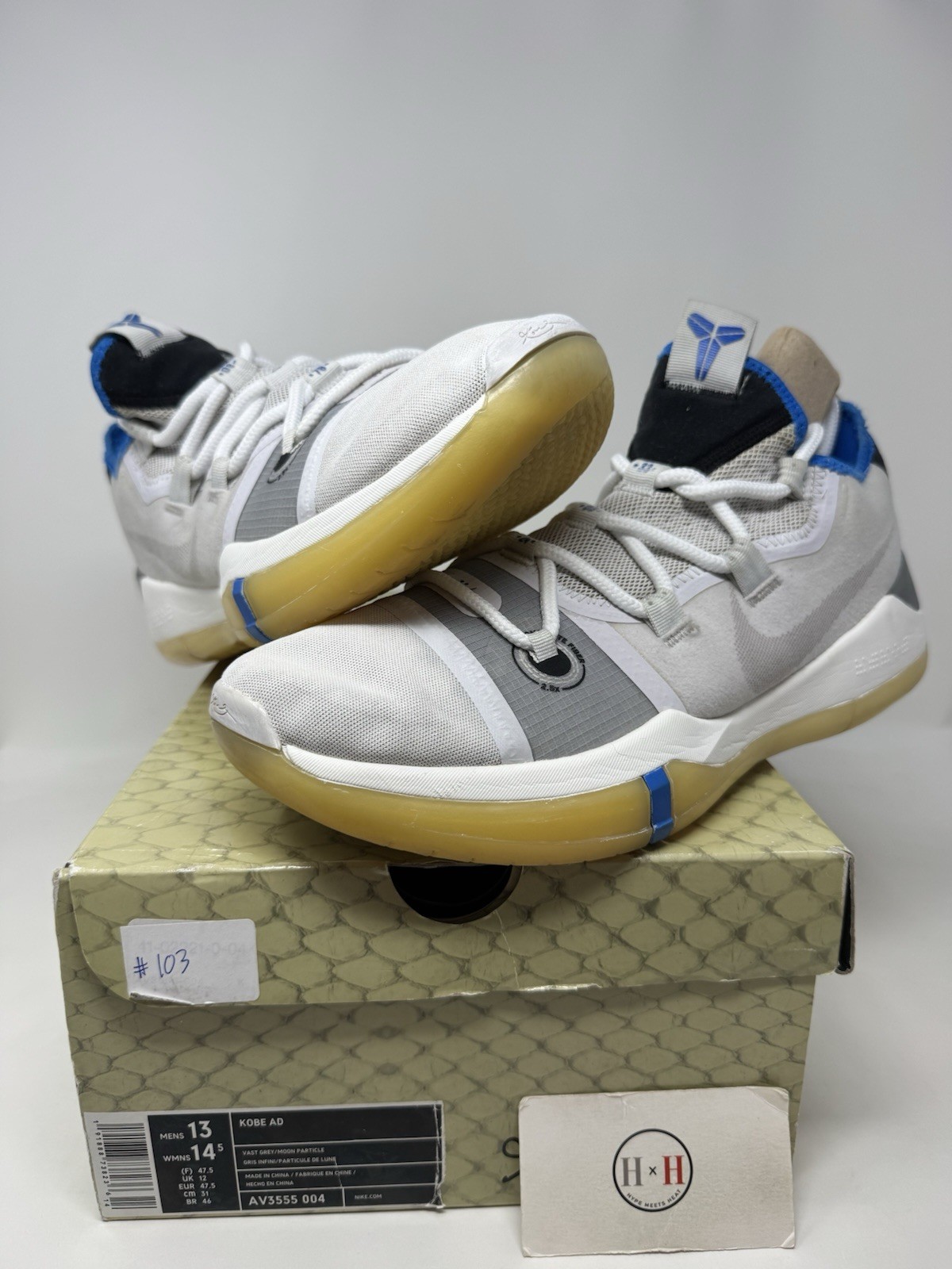 Nike Kobe A.d 2018 Moon Particle Size 13 Authentic Used Rare Mid Bryant Mamba