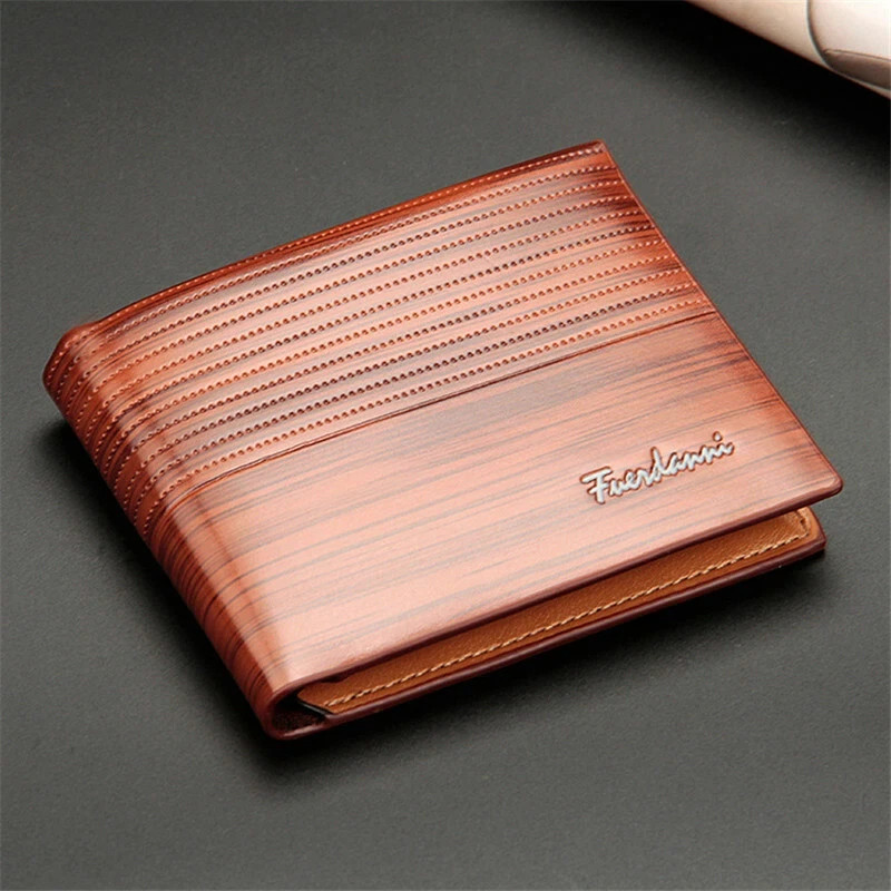 Men’s Bifold Wallet Money ID Credit Card Holders Men Short Purse RFID Blocking