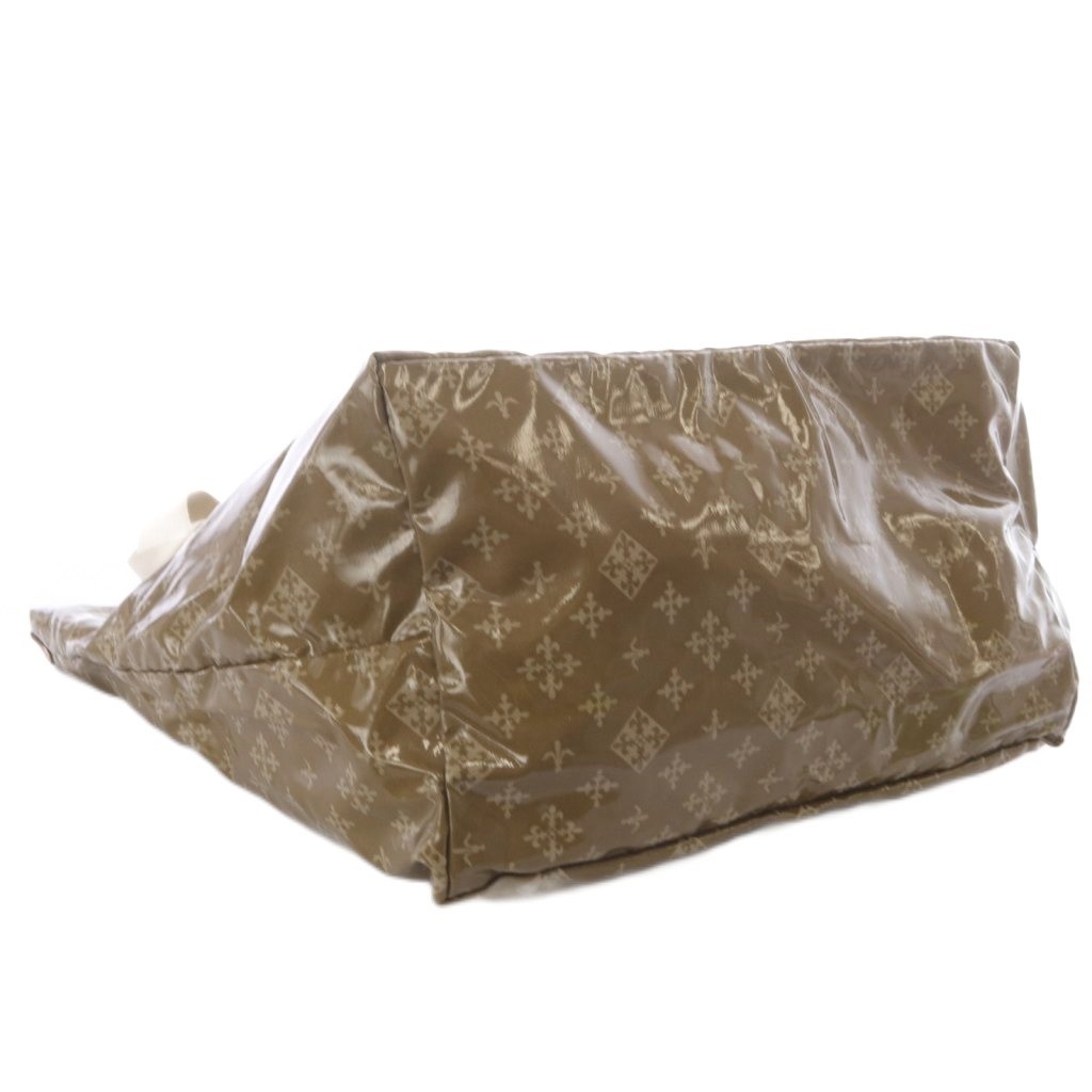 RUSSET Tote Bag Brown Fabric AB Condition 11×6.7×11.6in with Pouch
