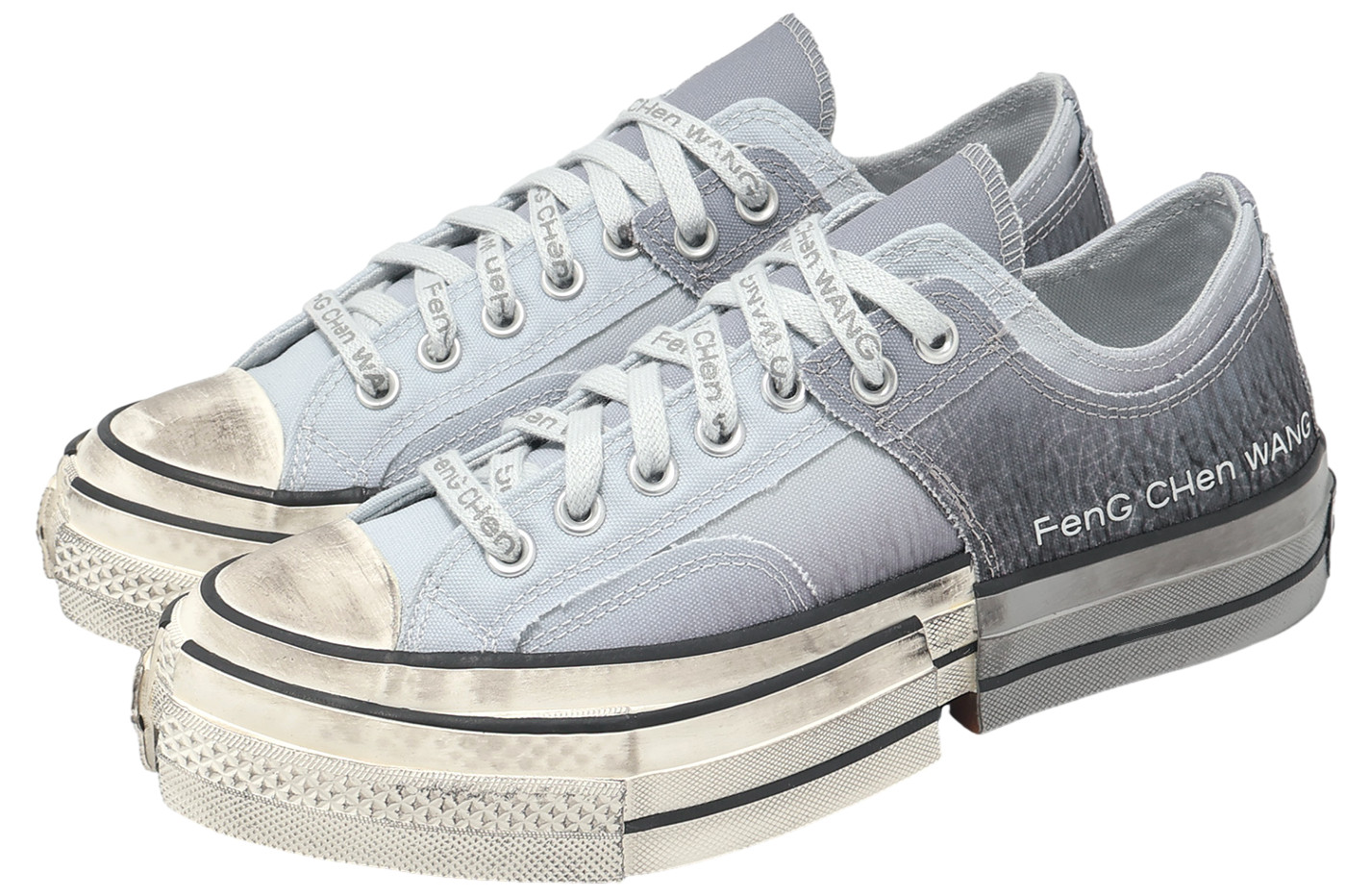 Converse x Feng Chen Wang 2-in-1 Chuck 70 Low ‘Grey’ Men’s Sneakers A15742C NEW