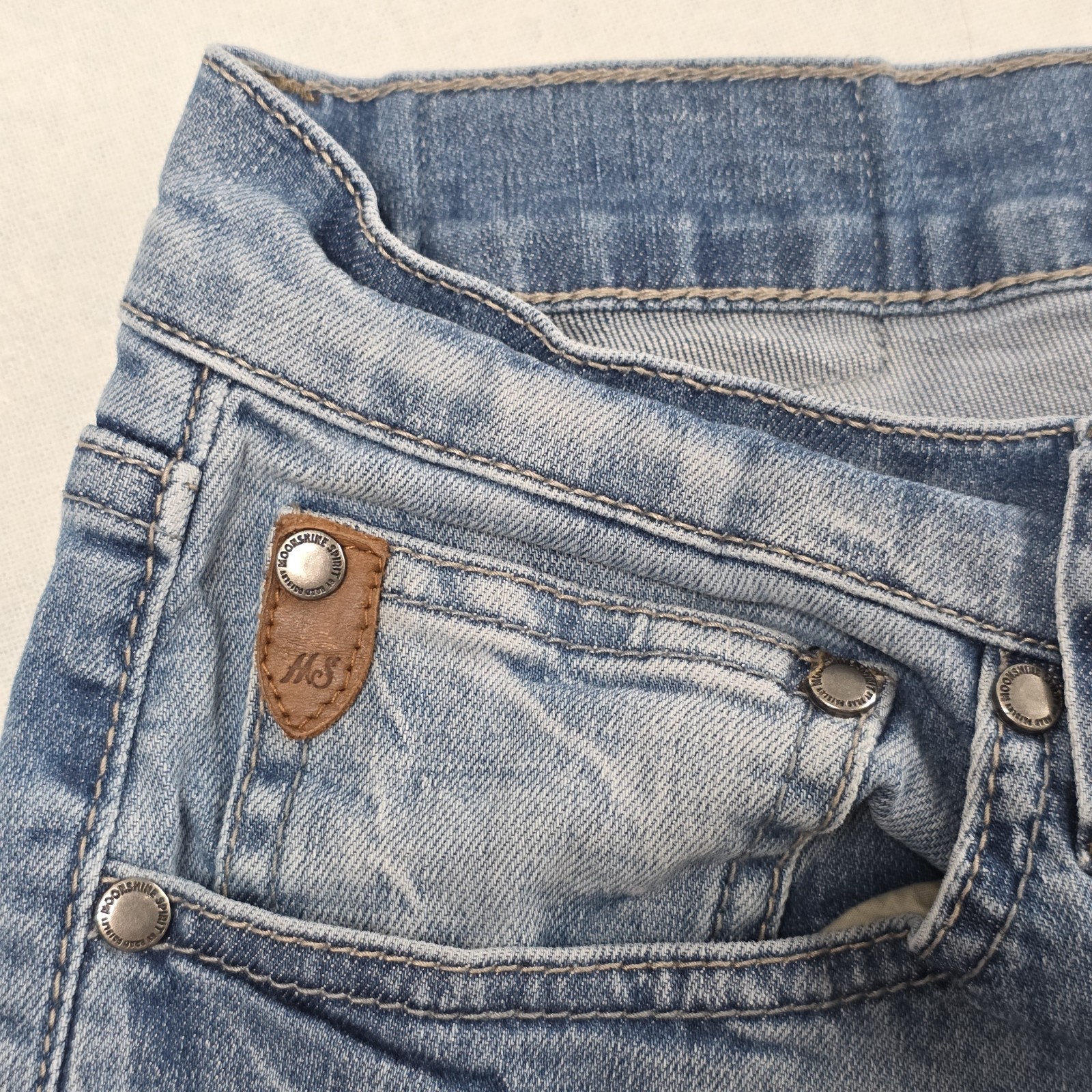 Moon Shine Spirit Mens 34×30 120 Proof Slim Straight Jeans Brad Paisley