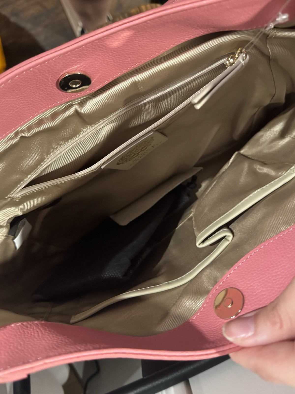 Vince Camuto Pebble Leather Hosho Convertible Crossbody Desire