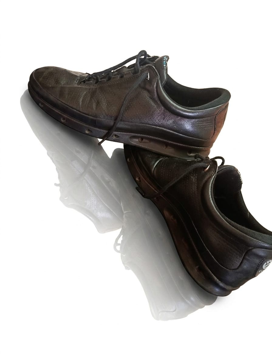ECCO Gore-Tex Surround Black Leather Men’s Shoes Size 43