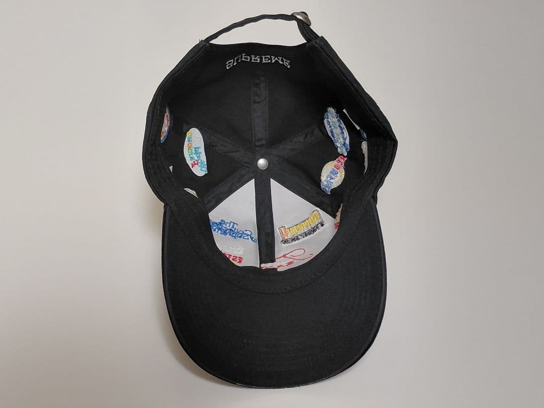 FW22 Supreme Sponsors 6-Panel Cap in Black [Adjustable/VG] Limited From JAPAN
