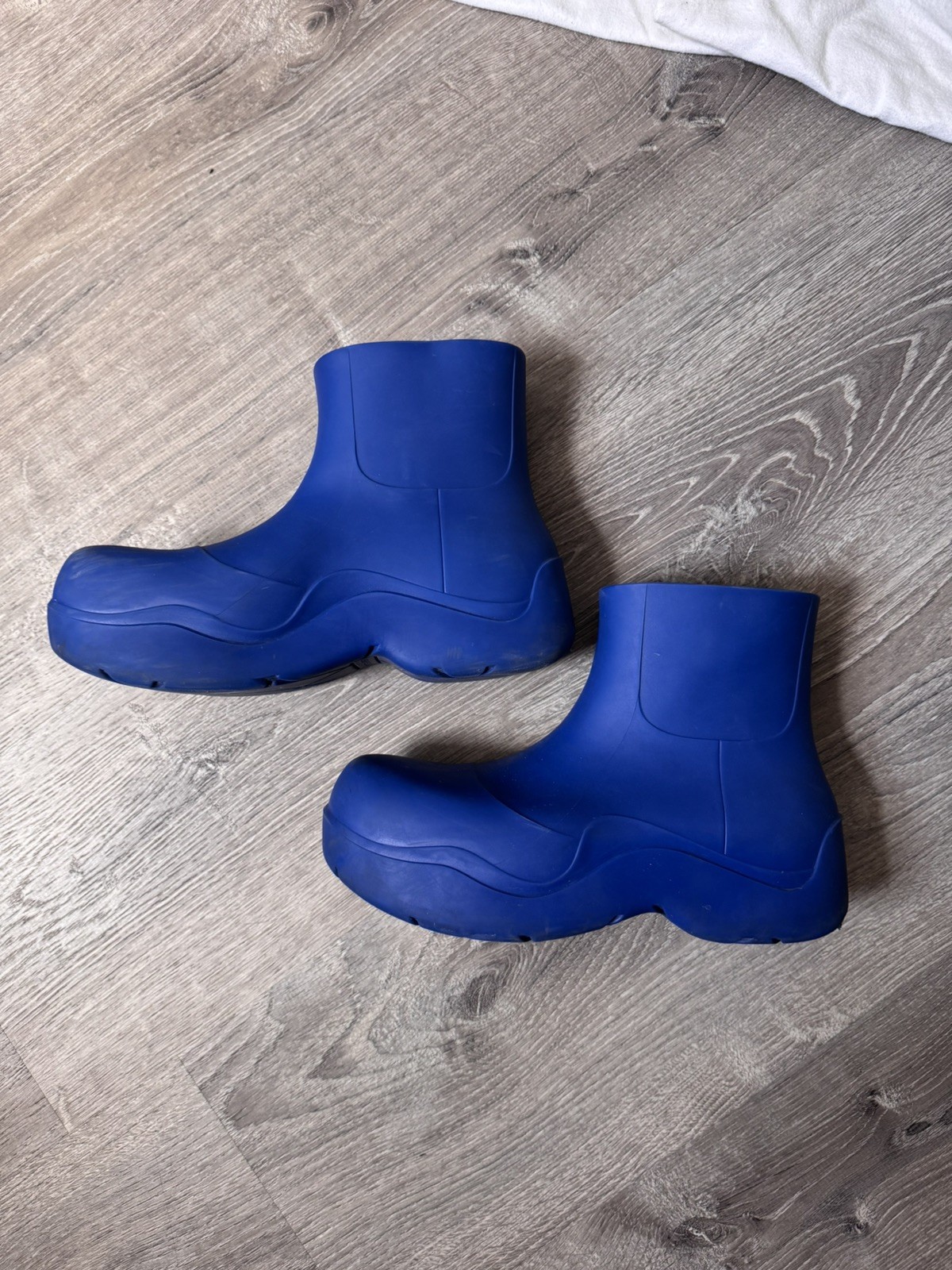 Bottega Veneta Blue Puddle Boots