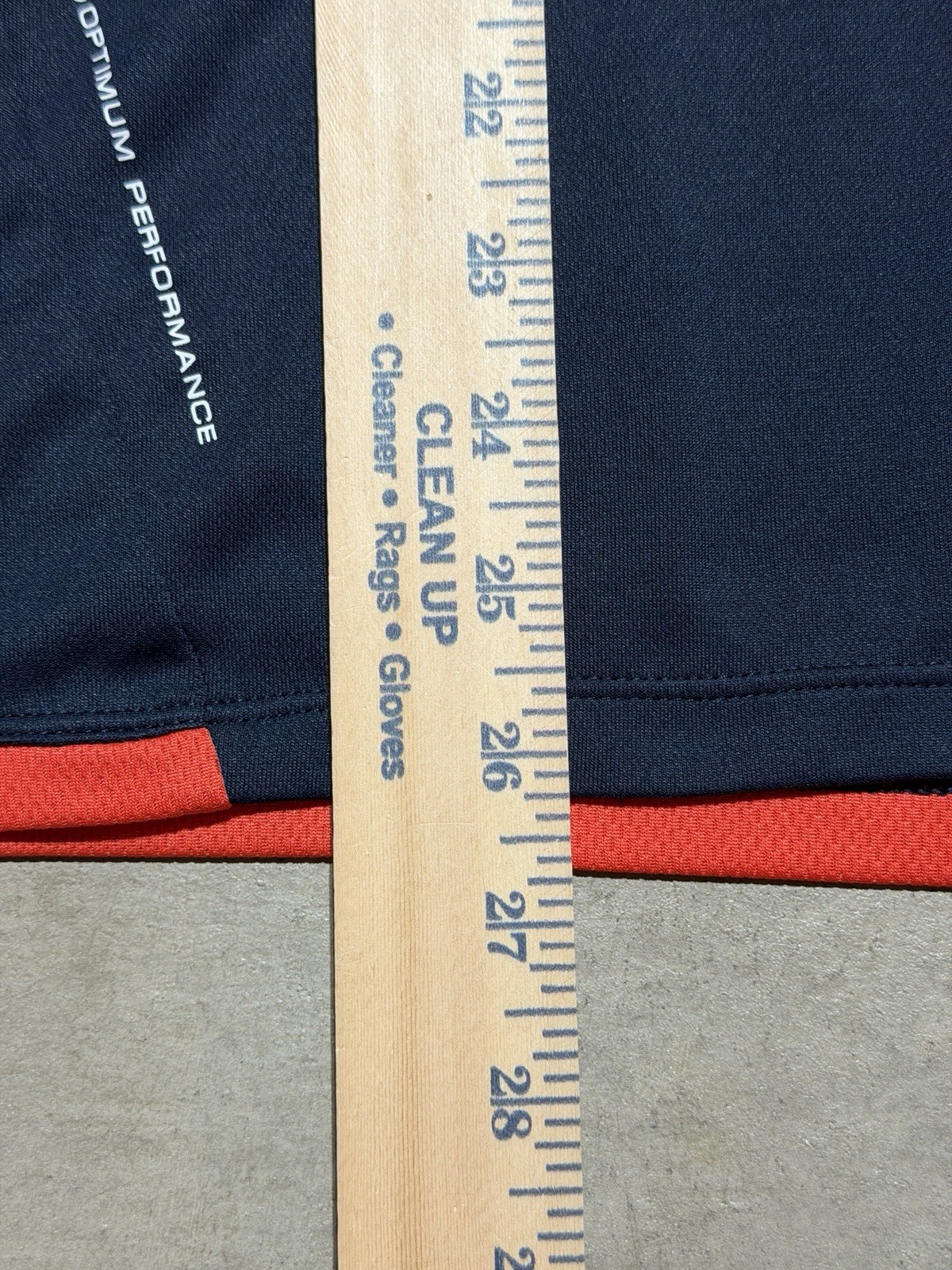 Ralph Lauren RLX 67 Racing Performance Technology T Shirt Size 23×26.5in Blue