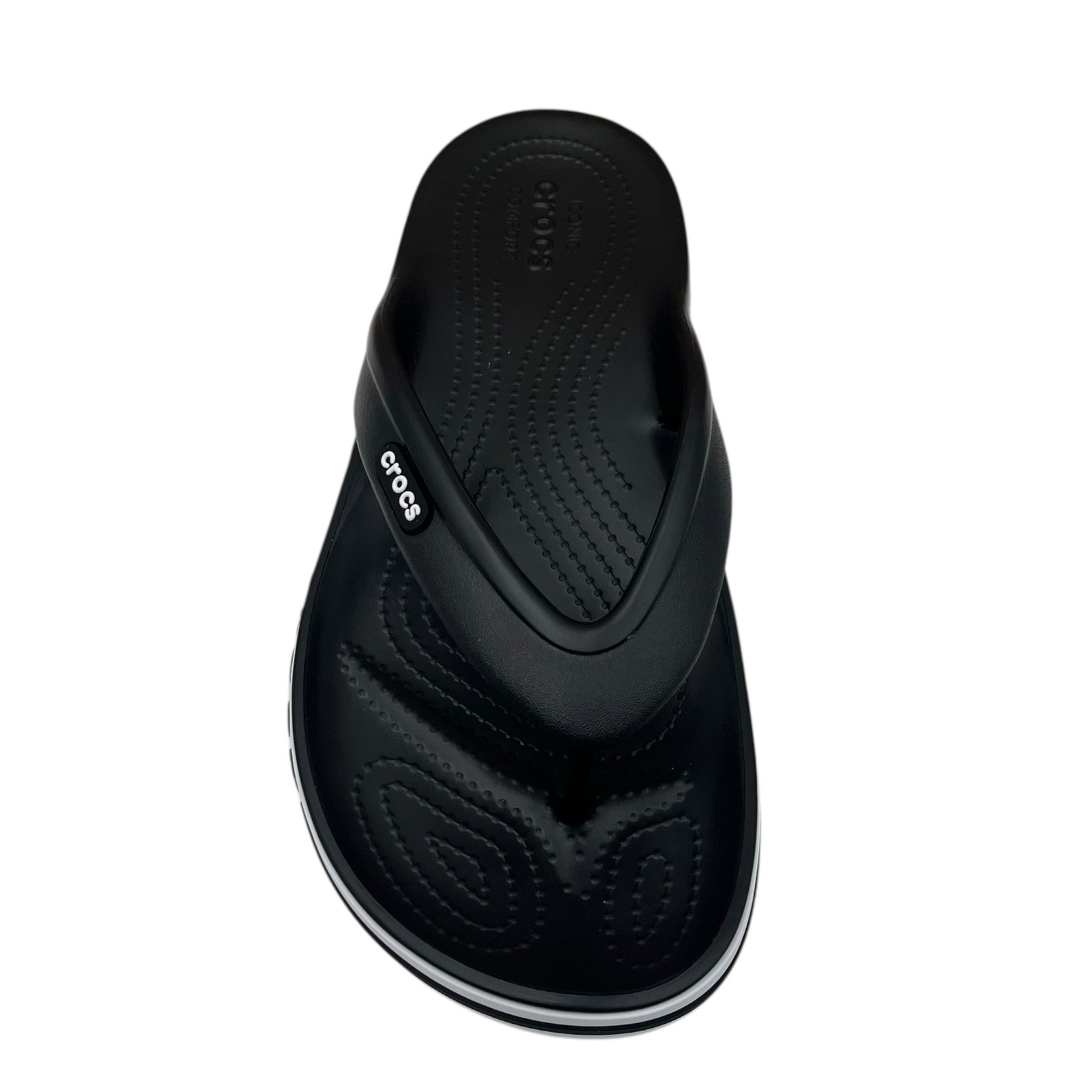 Crocs Bayaband Men’s Flip Flop Sandals Size 7 Black Water Friendly Lightweight