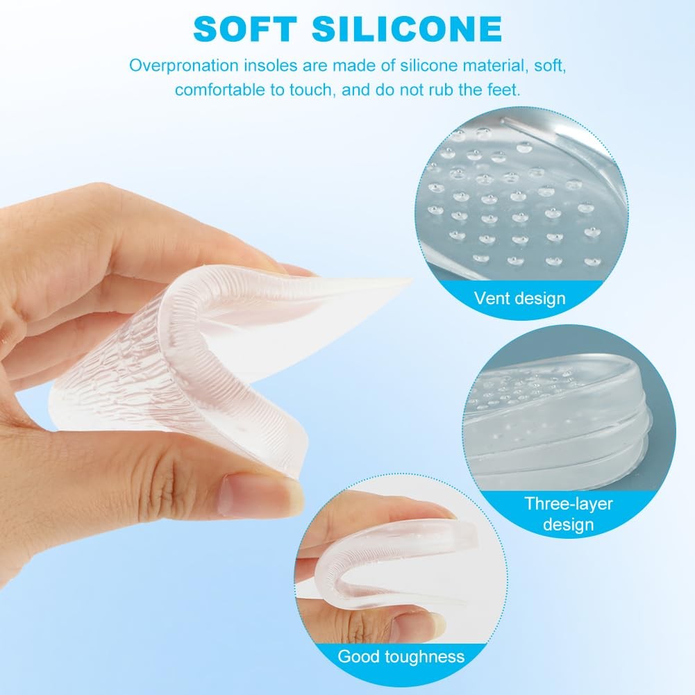 3 Layers Adjustable Heel Wedge Corrective Inserts for Supination & Pronation …