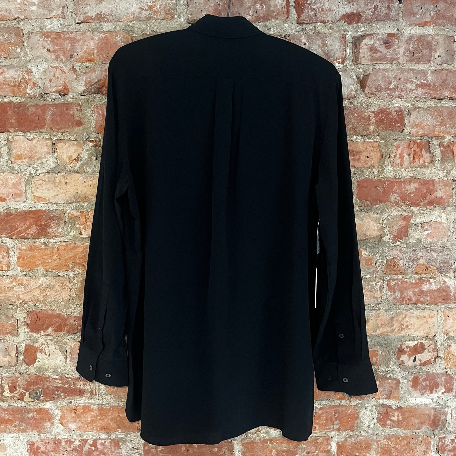 Aritzia Babaton Casting Silk Shirt – Black – Small