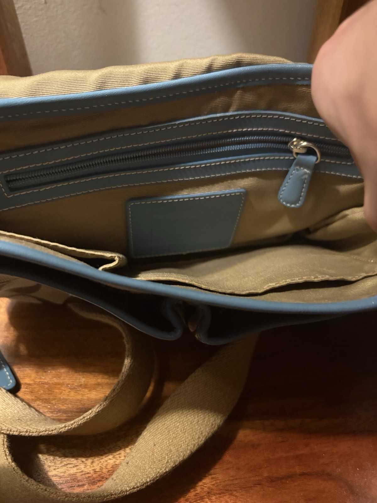 Vintage Coach Signature Satchel Field Bag (Style No. 6849)