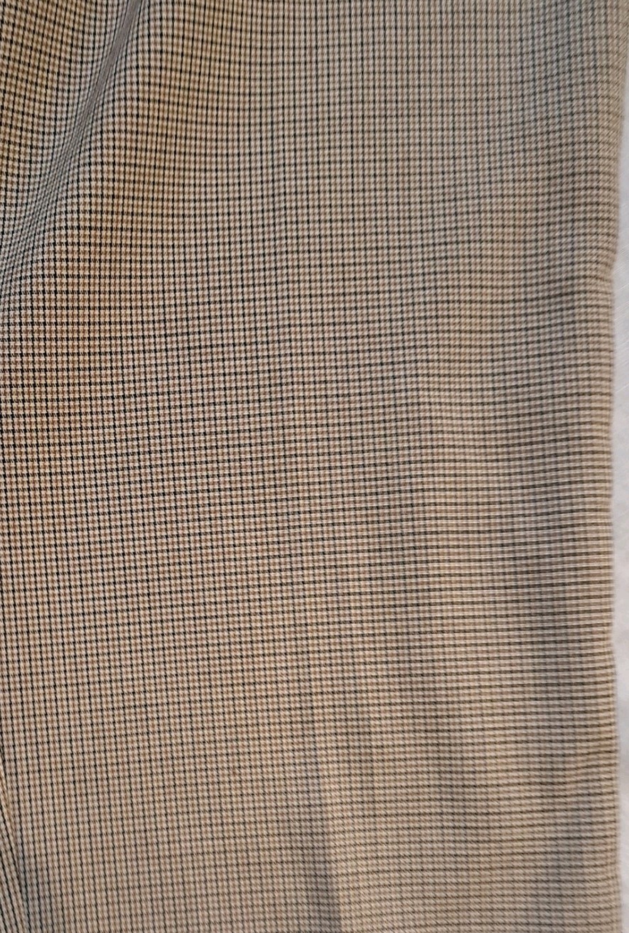 M&S Retro 40s 50’s style Straight High Rise 7/8 check Women’s Trousers UK 20