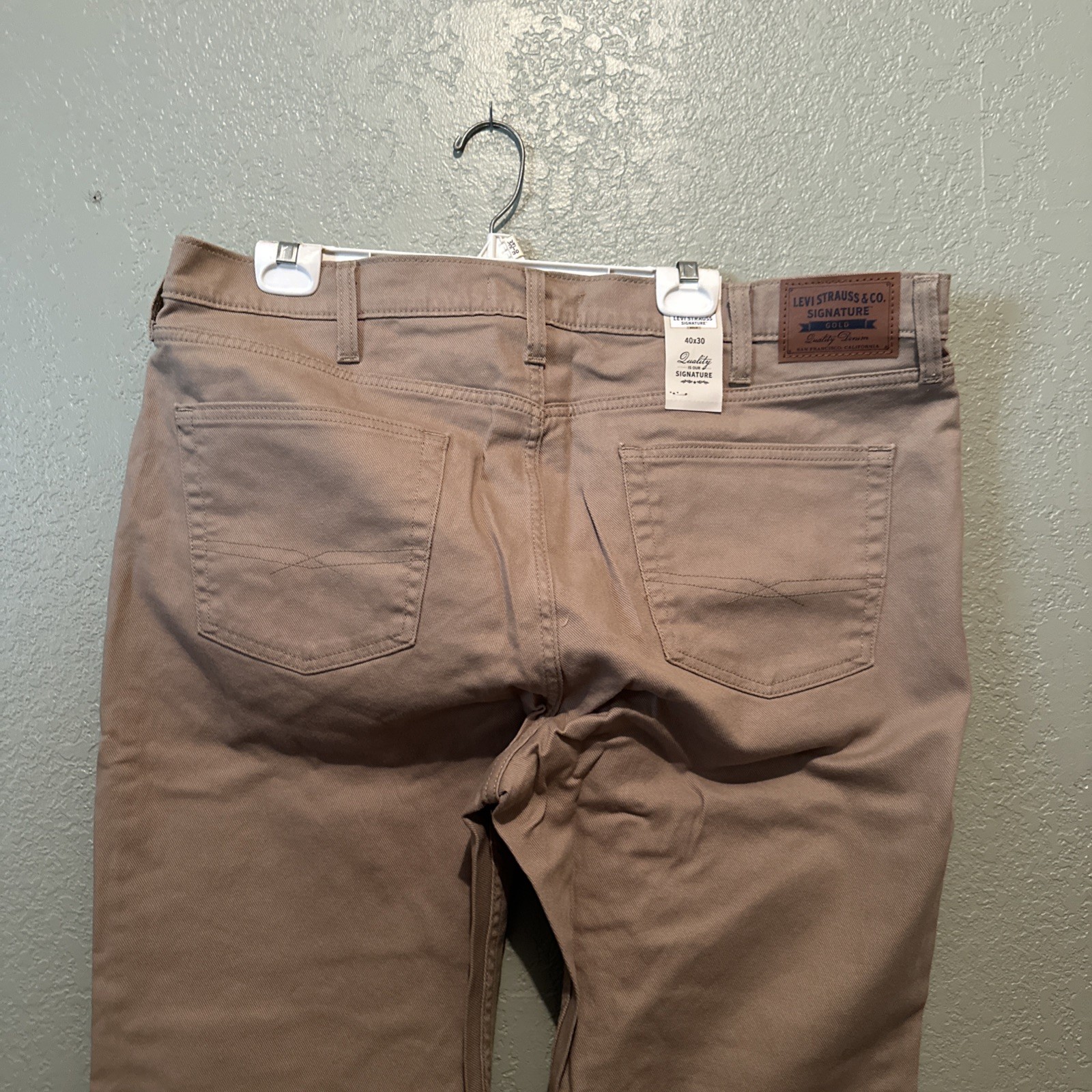 Levi Strauss Signature Gold Jeans 40 X 30 Tan