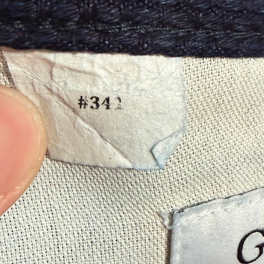 Gustin 341 Indigo Sashiko Textured Jeans Mens 38 Straight Fit USA Fits 36×30