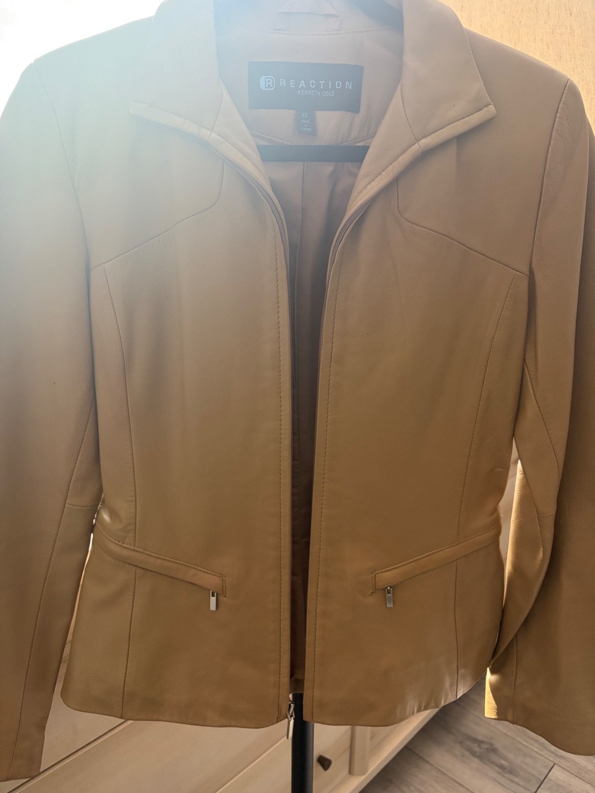 Women’s leather jacket from the REACTION Kenneth Cole line in size XS