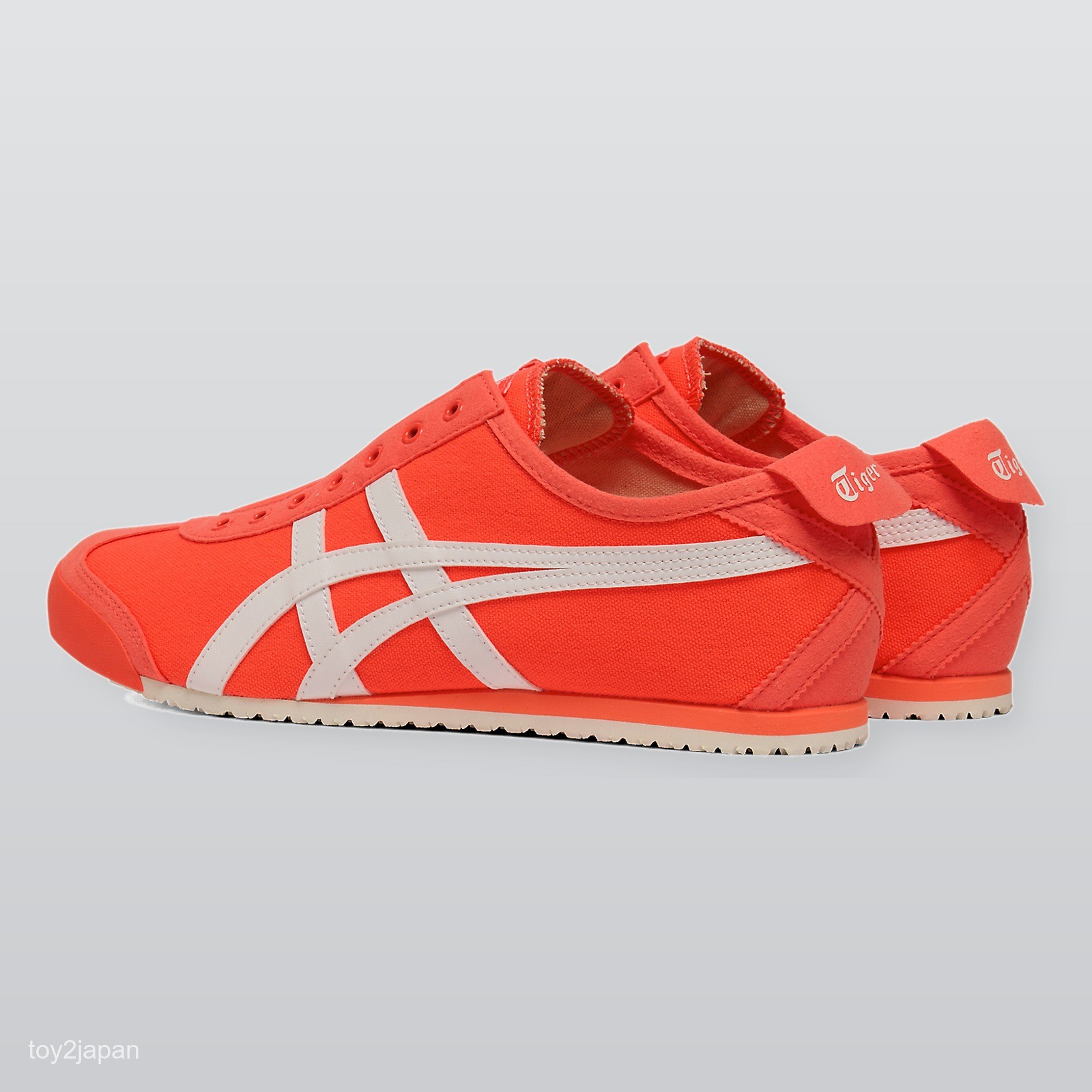 Onitsuka Tiger MEXICO 66 SLIP-ON 1183A360-702 Flash Coral White Men’s Size New