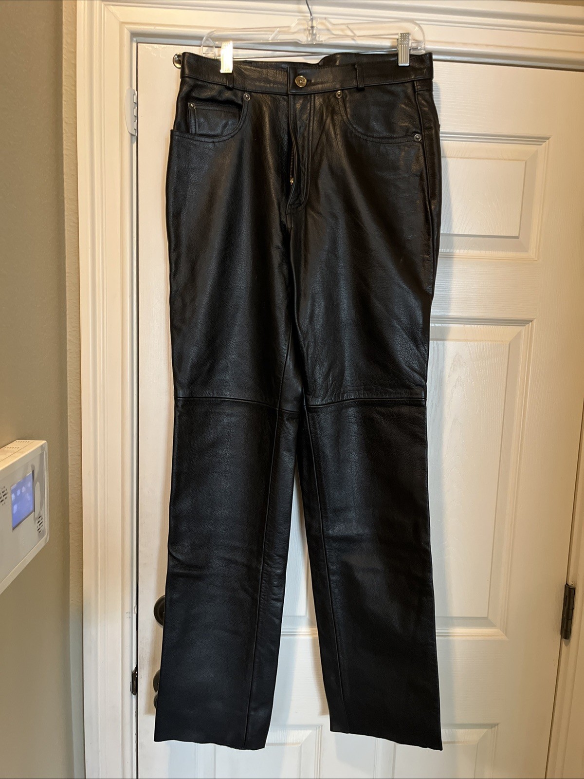 Vintage Wilsons Leather Pants Mens 34×32 Motorcycle Biker 5 Pocket