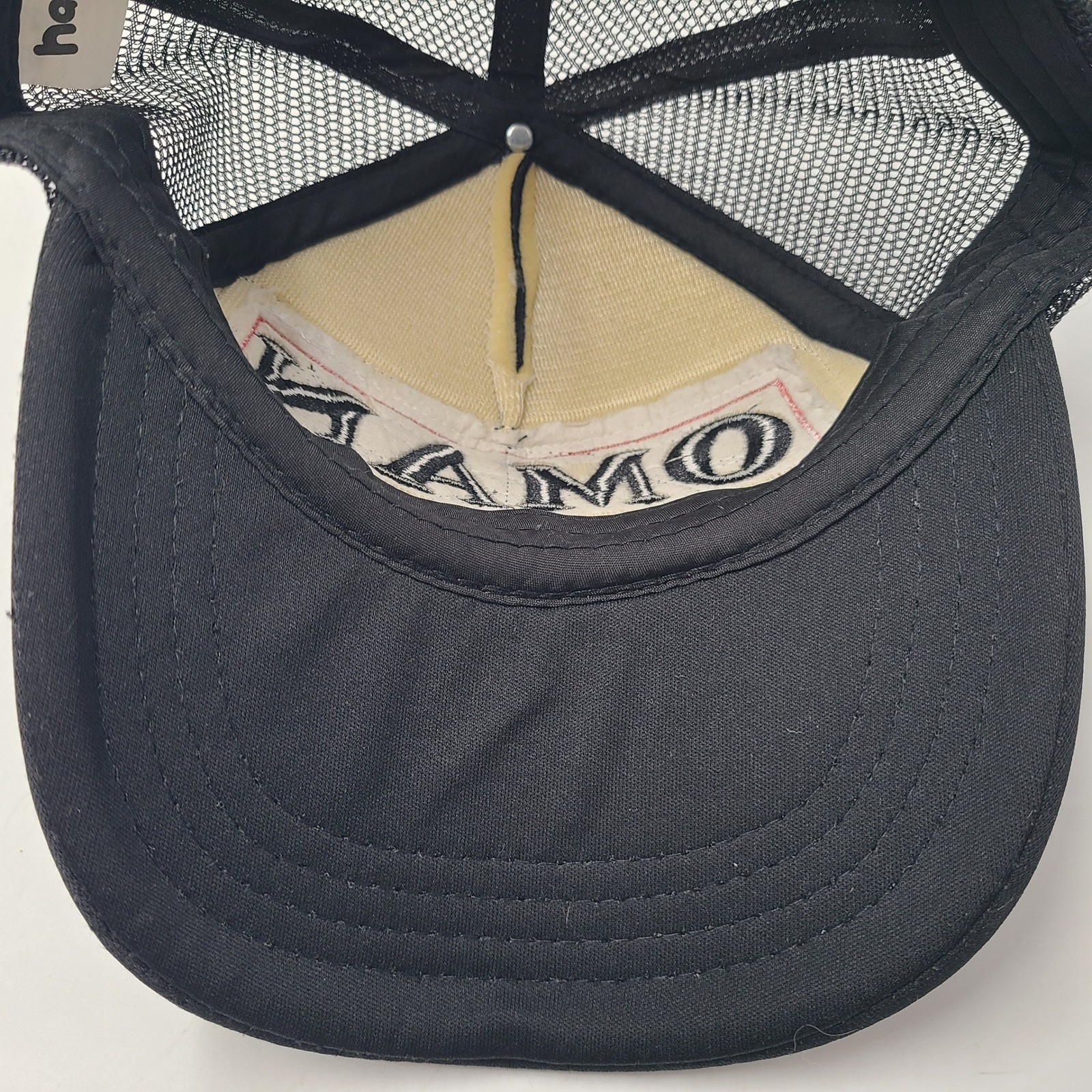 Habibi Hat Snapback Trucker Mesh Black Orange Oman Patch Travel Souvenir Men