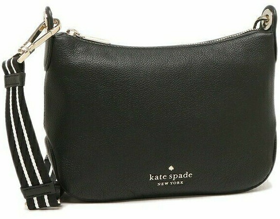Kate Spade Rosie Crossbody Black Leather Bag Purse WKR00630 NWT $349 Retail