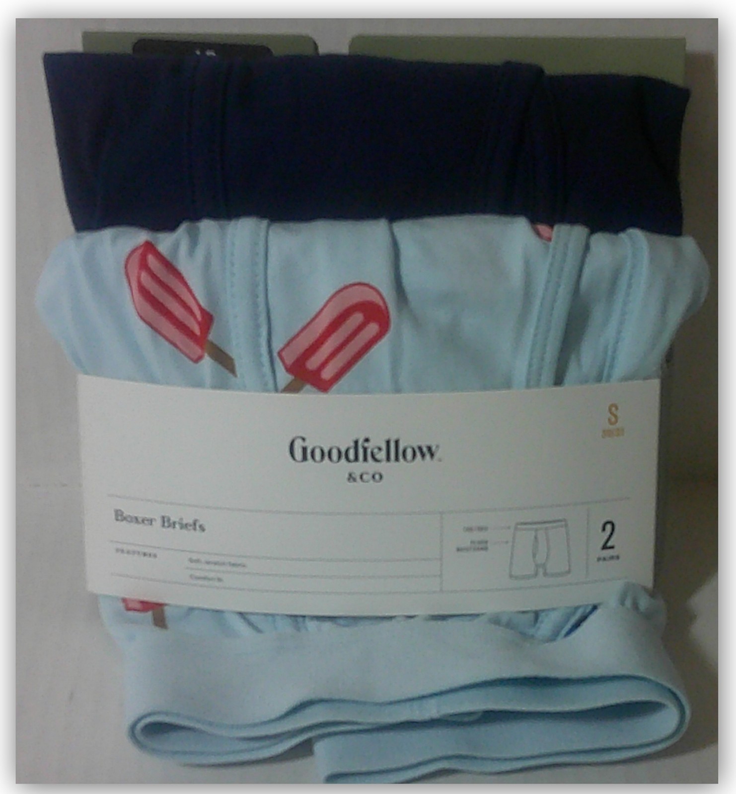 Goodfellow & Co BOXER BRIEFS 2pk Choice solids & prints SOFT STRETCH KNIT fabric