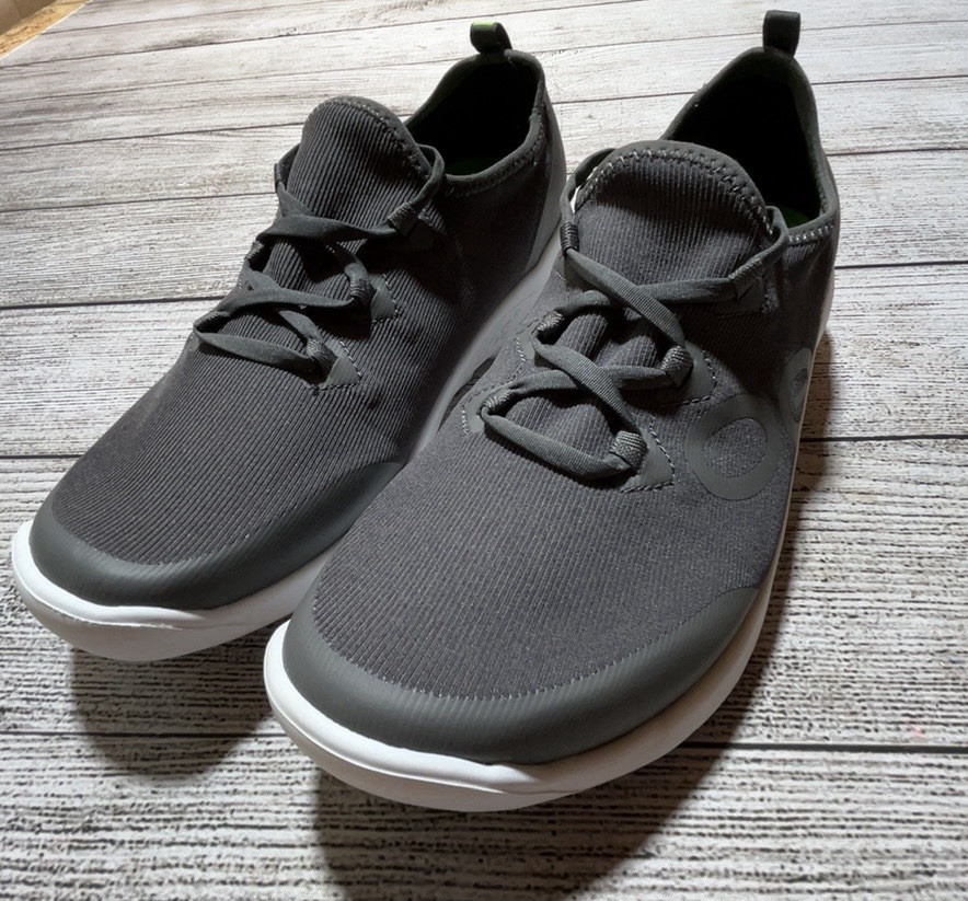 OOFOS OOmg Men’s Lace Recovery Sport LS Low Shoes Volcanic Ash Size 10 US