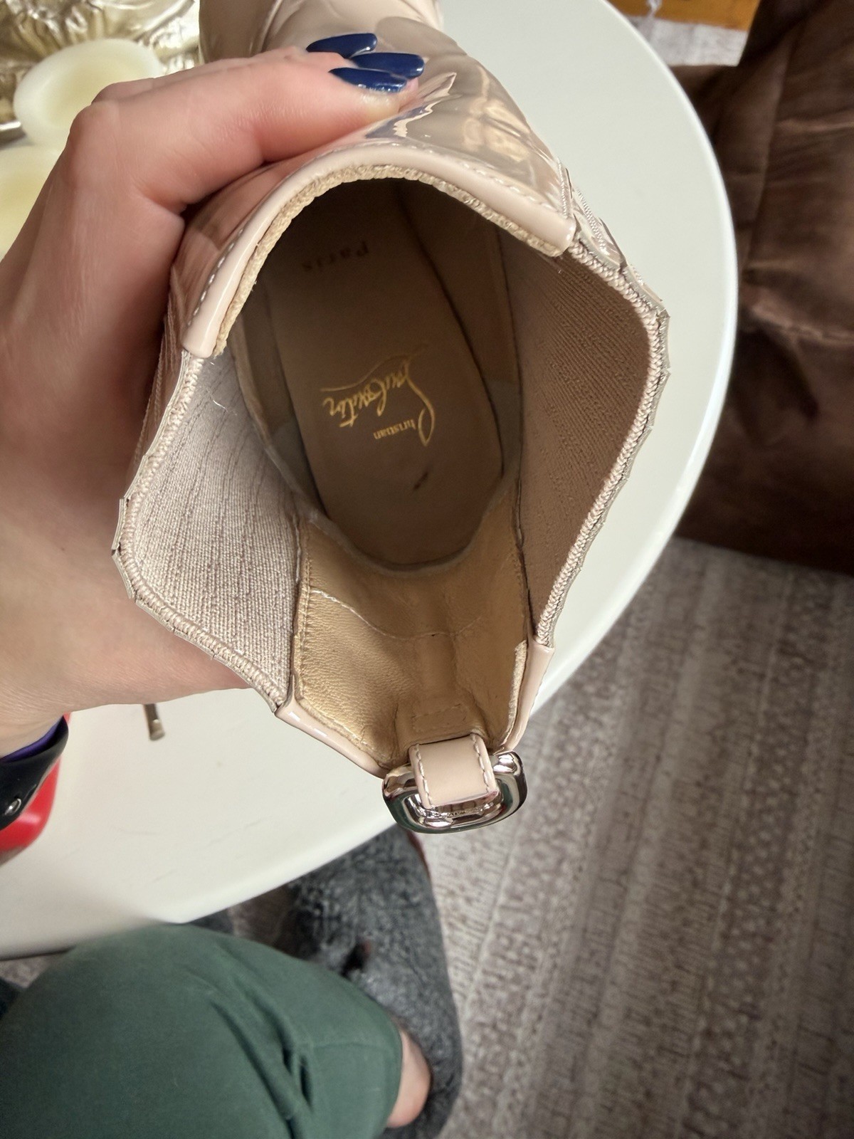 Christian Louboutin So Kate 120mm Size 37.5 – Nude Worn Twice