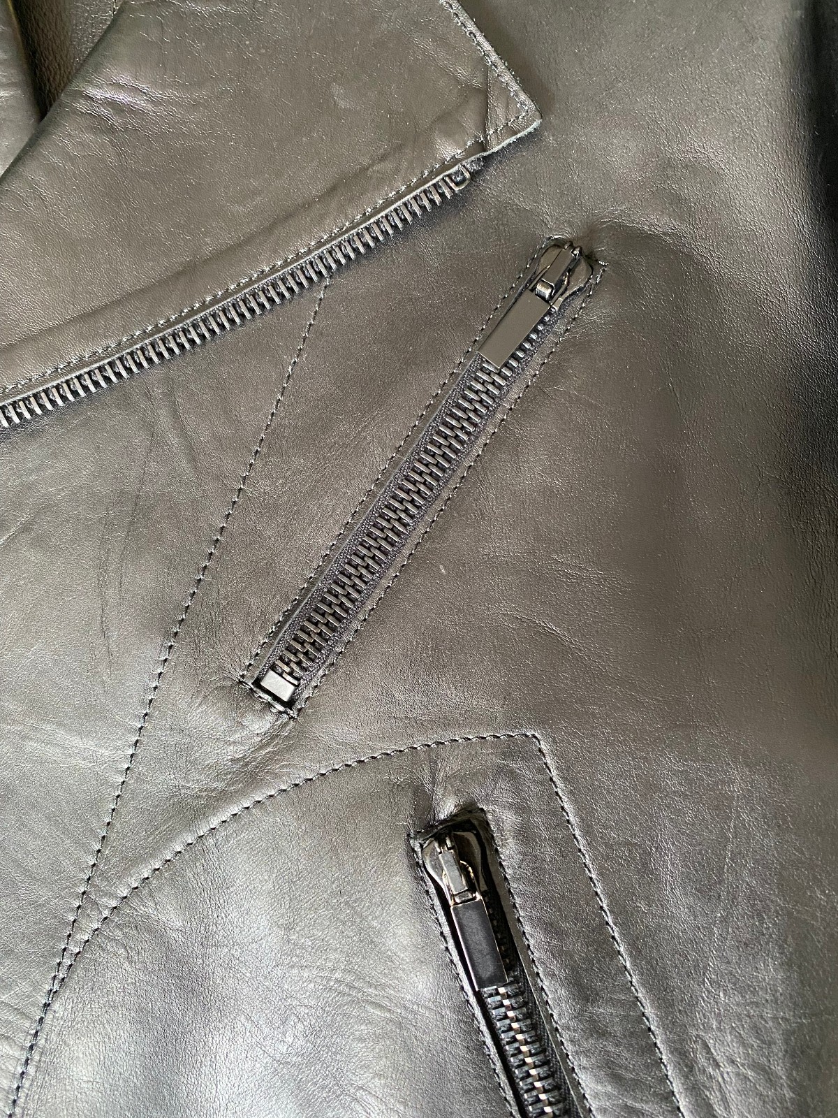 Gucci Tom Ford FW98 Runway Biker Leather Jacket — IT 46 / US 36 — Rare Archival