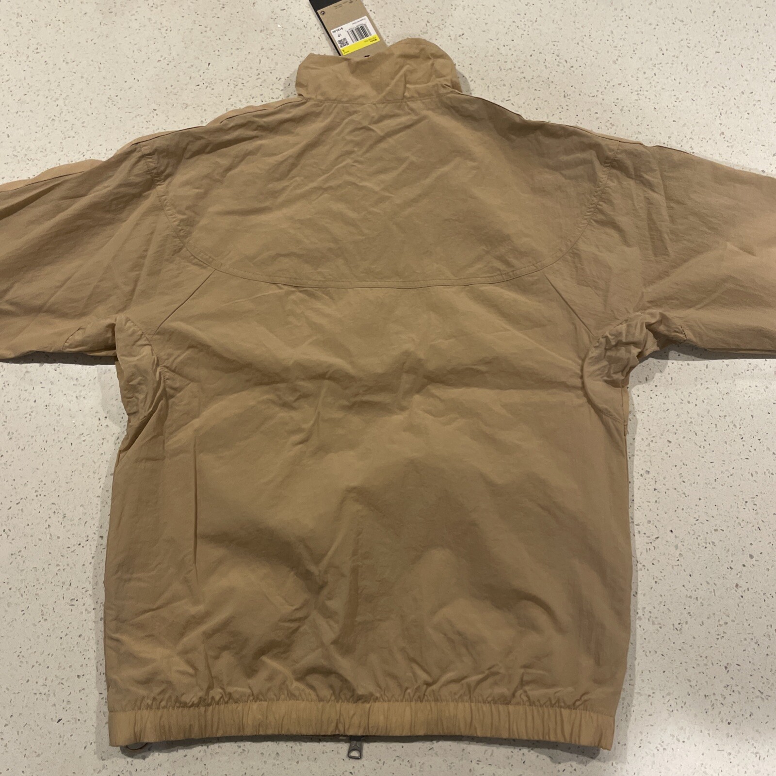 Jordan Essentials Men’s Warmup Jacket Hemp-Sail FB7294-200 Mens Size Small NWT