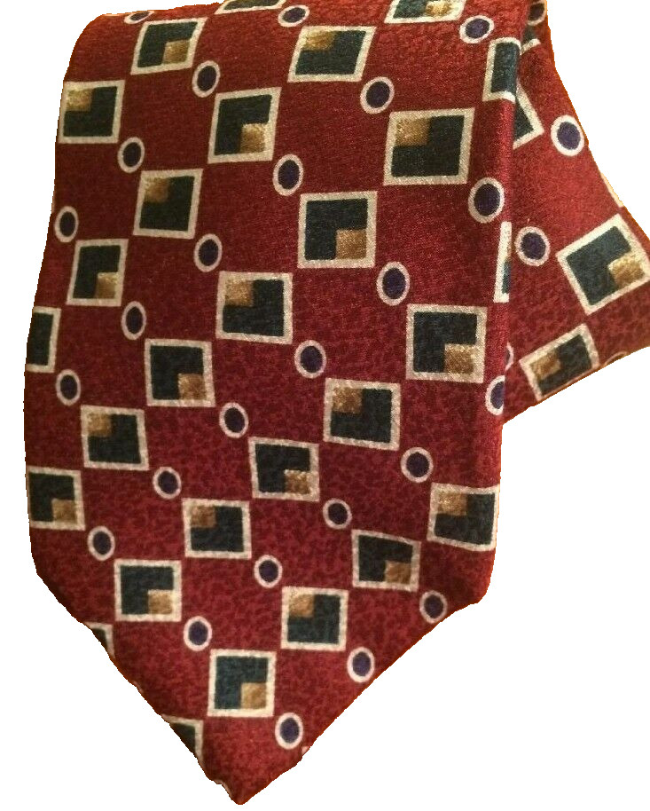 Churchill Collection Luxury Tie 100% Silk Hand Finished Short (less than 57 in )