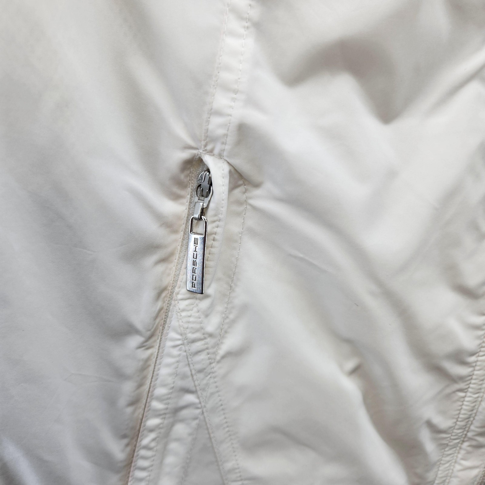 Porsche Design Drivers Selection Jacket Womens Small White Windbreaker Zip